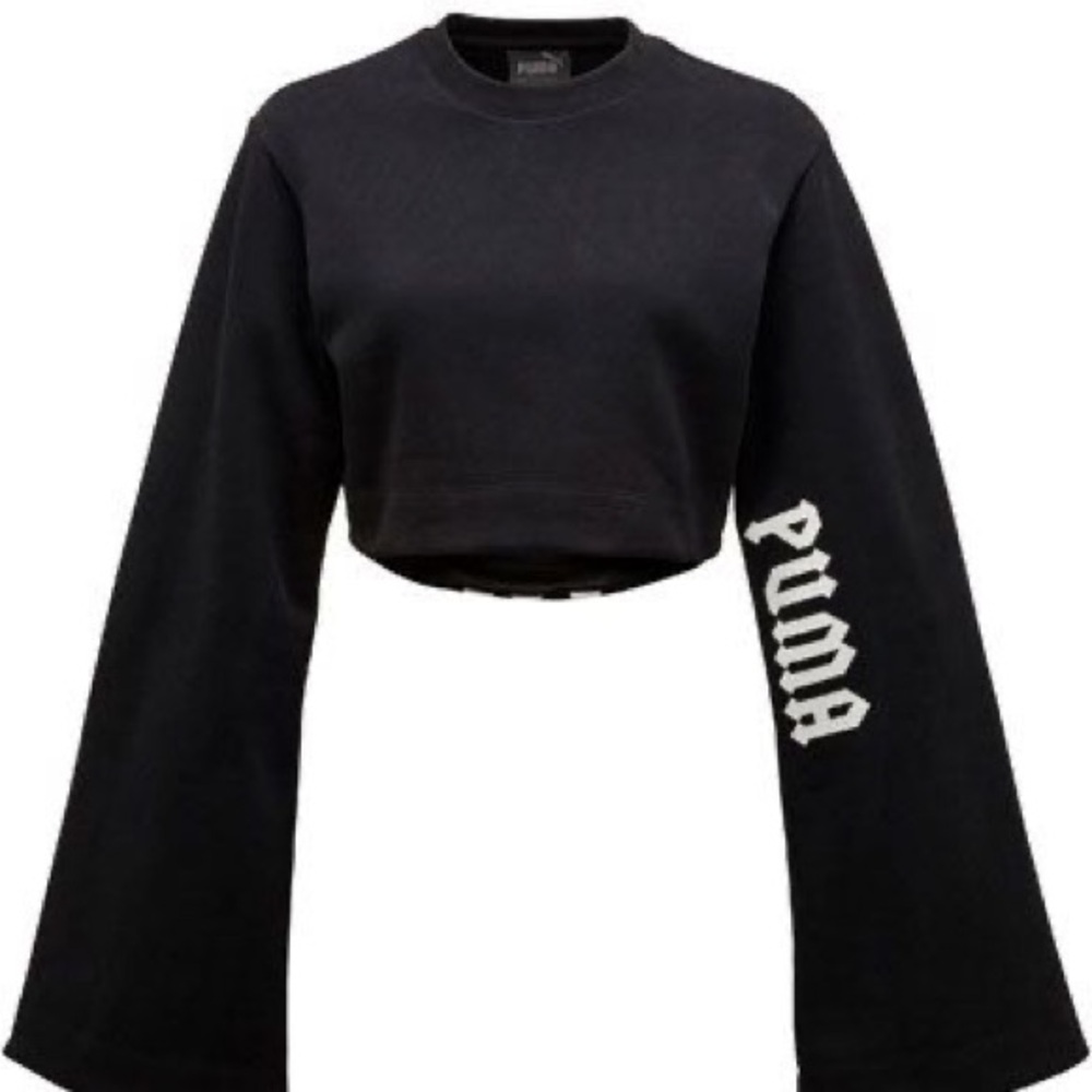 Fenty x Puma Cropped Kimono Sleeve Sweater - Sz M